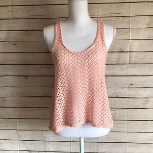Nollie by PacSun Lacey Knit Tank Top Size Large